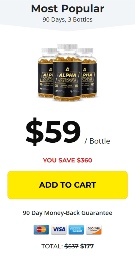 AlphaGrow - 3 Bottles